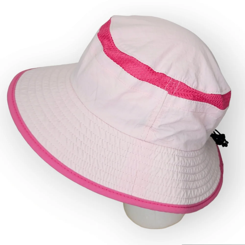 Banana Boat Girls Pink Bucket Sun Hat Size 4 to 6X